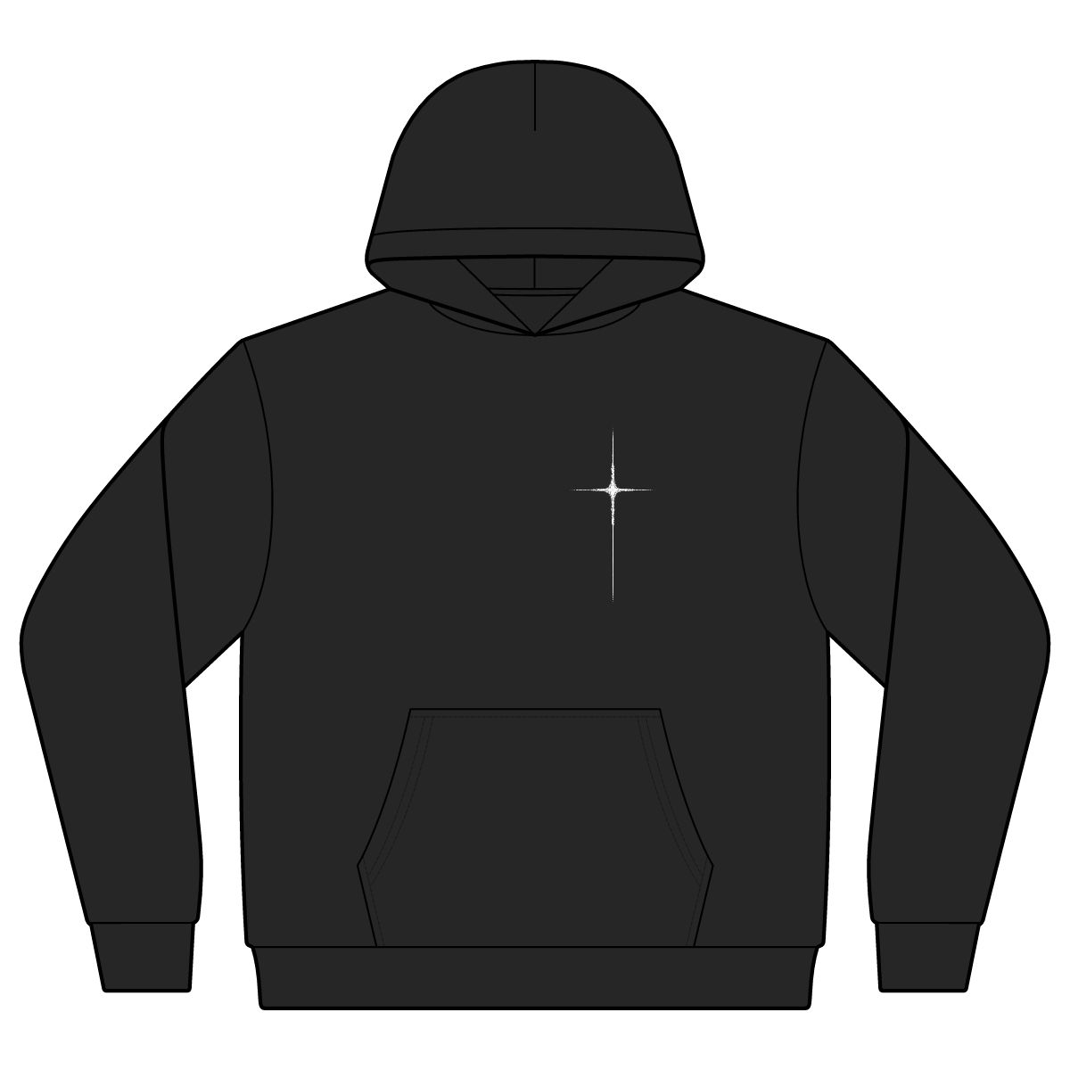 Quiet Essentials Quiet Star Oversized Hoodie